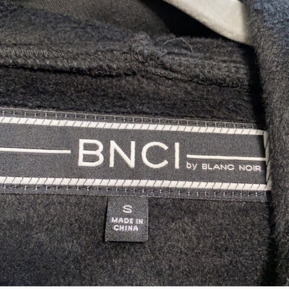 Bnci Open Front Drawstring Waist Side Pocket Hood… - image 3